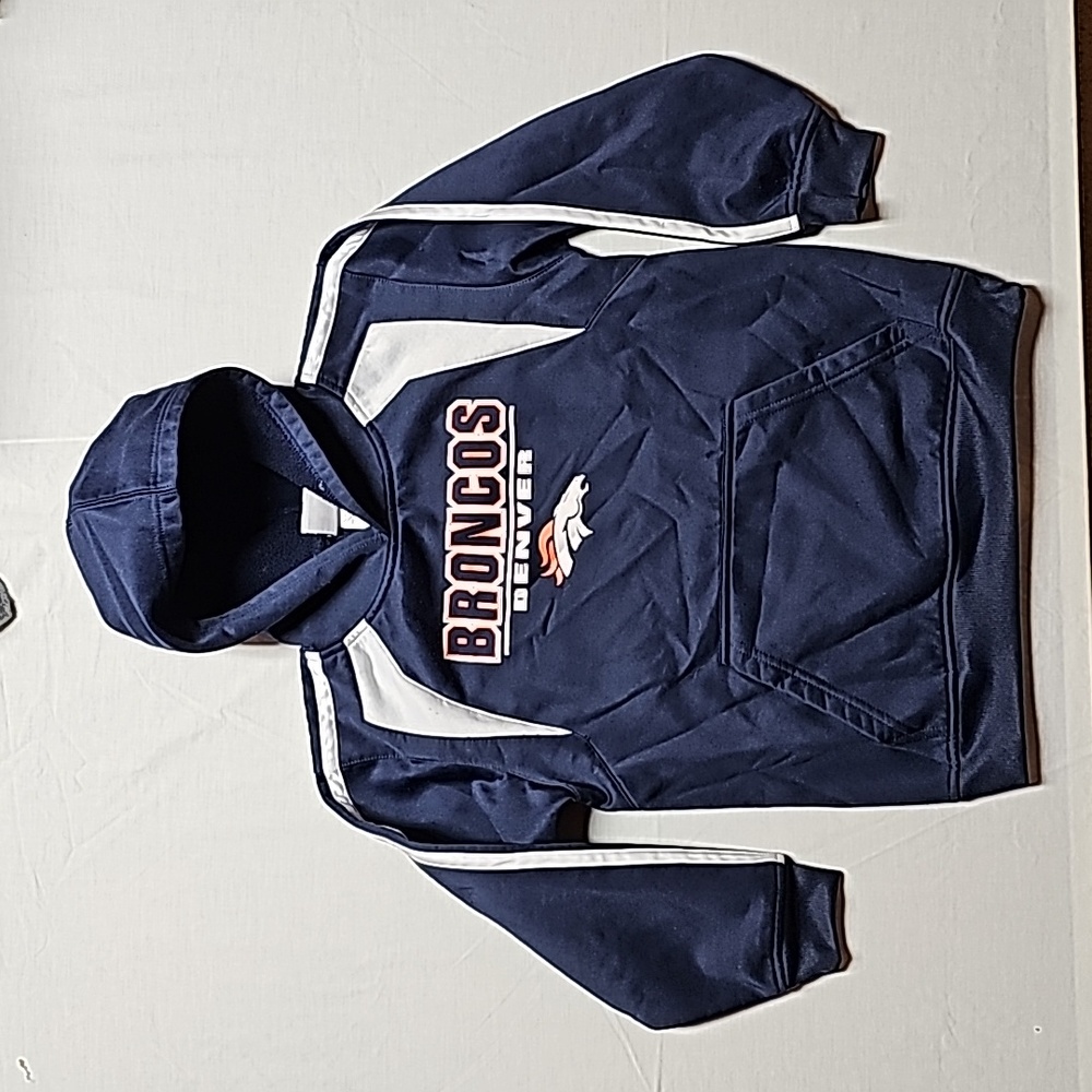 NFL Team Apparel Denver Broncos kids hoodie size M 8/10